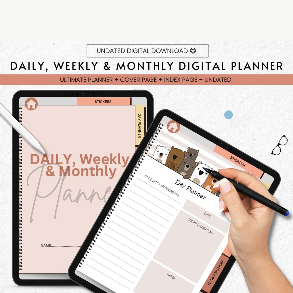 DAILY WEEKLY AND MONTHLY PLANNER