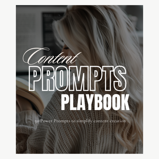 CONTENT PROMPT PLAYBOOK