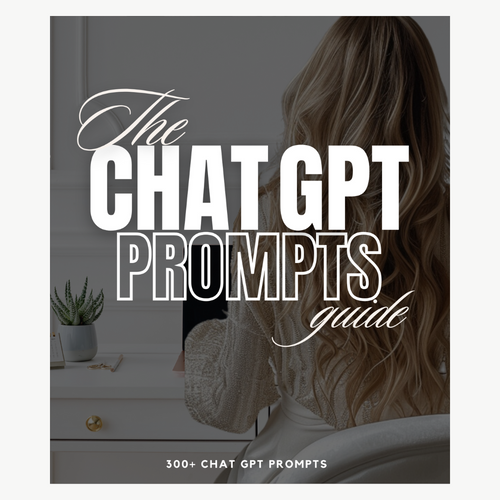 CHAT GPT PROMPTS GUIDE