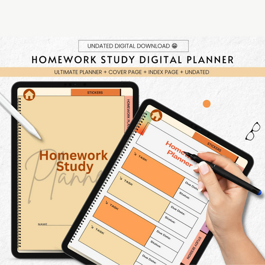 HOMEWORK STUDY PLANNER